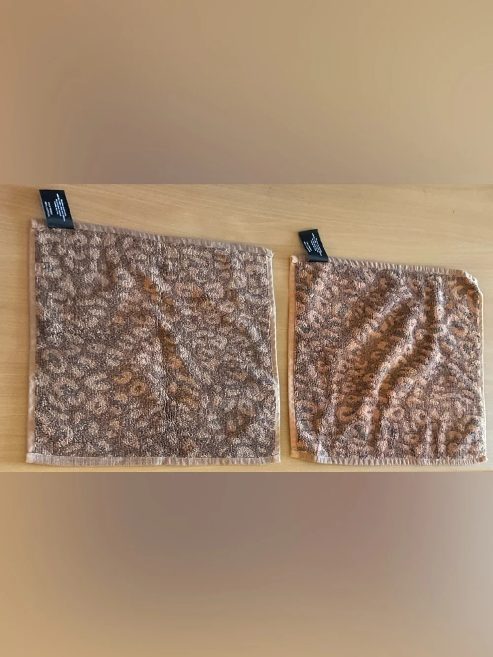 City Chic Leopard Print Cotton Face Towels